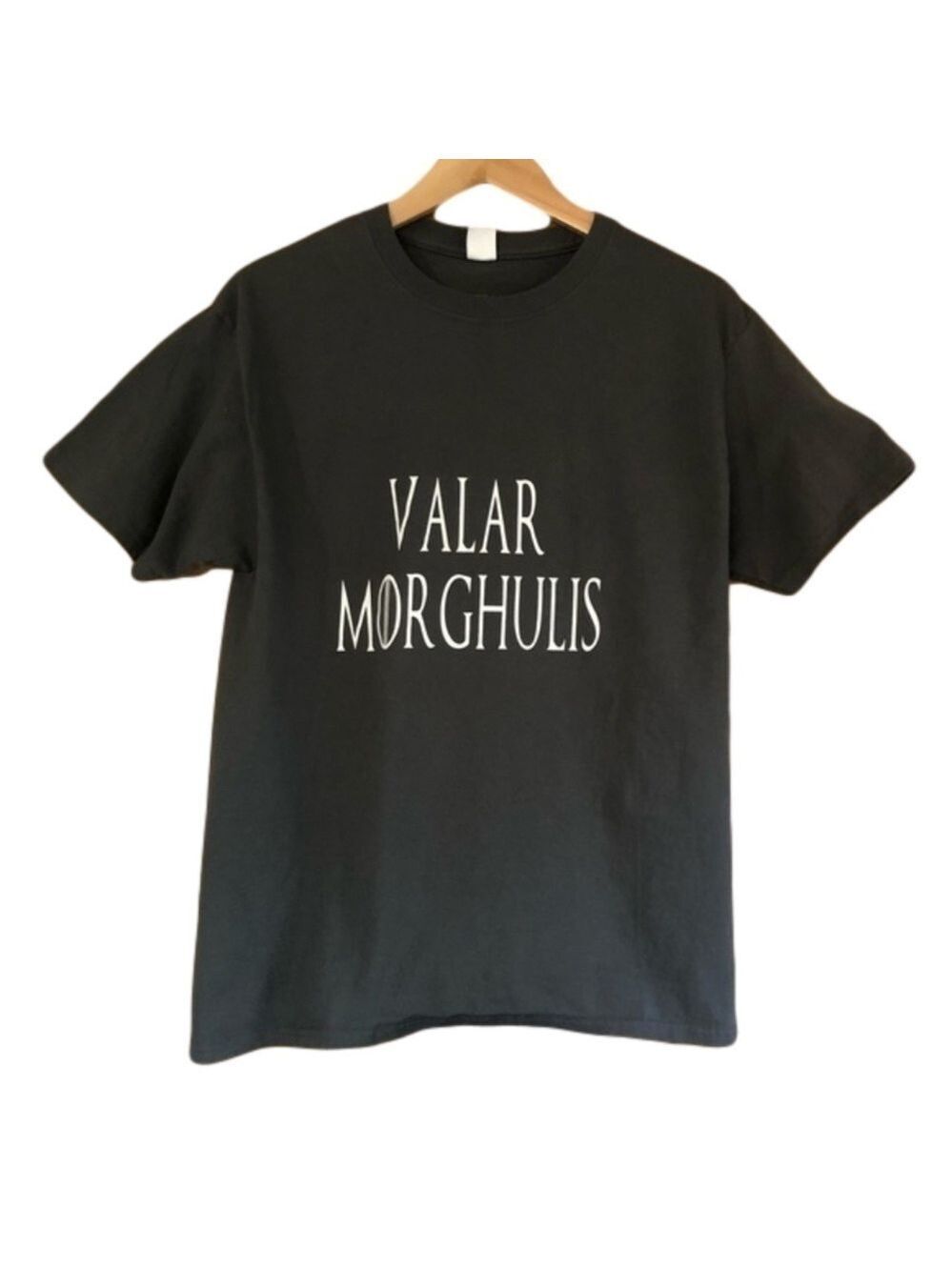 Valar MORGHULIS Game of Thrones All Men Must Die But We Are Not Men tee size M